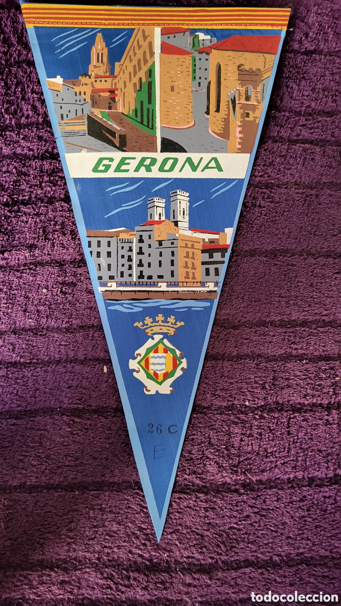 Banderines de colecci&oacute;n: Bander&iacute;n Gerona - Foto 1
