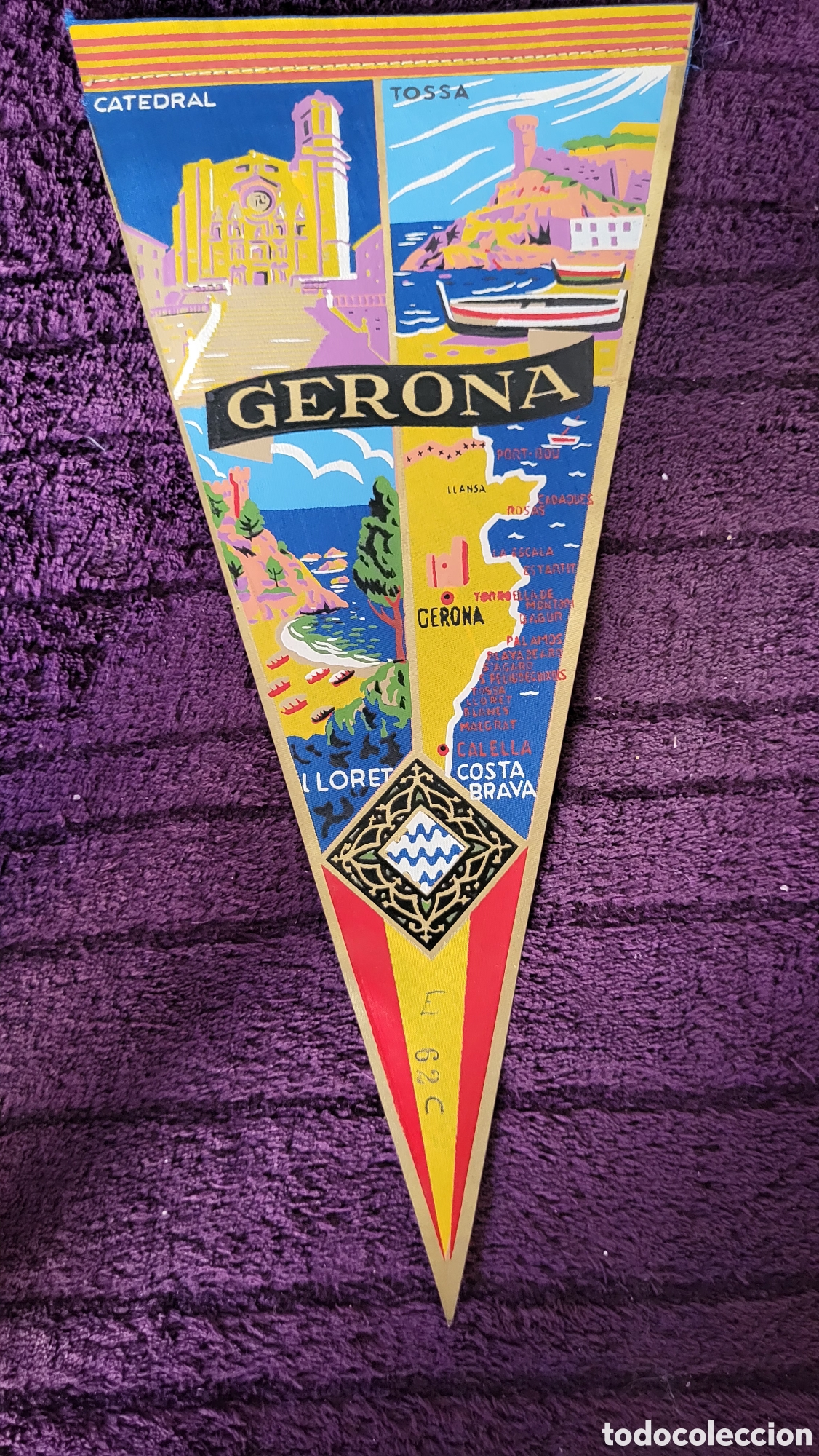 Banderines de colecci&oacute;n: Bander&iacute;n Gerona - Foto 1