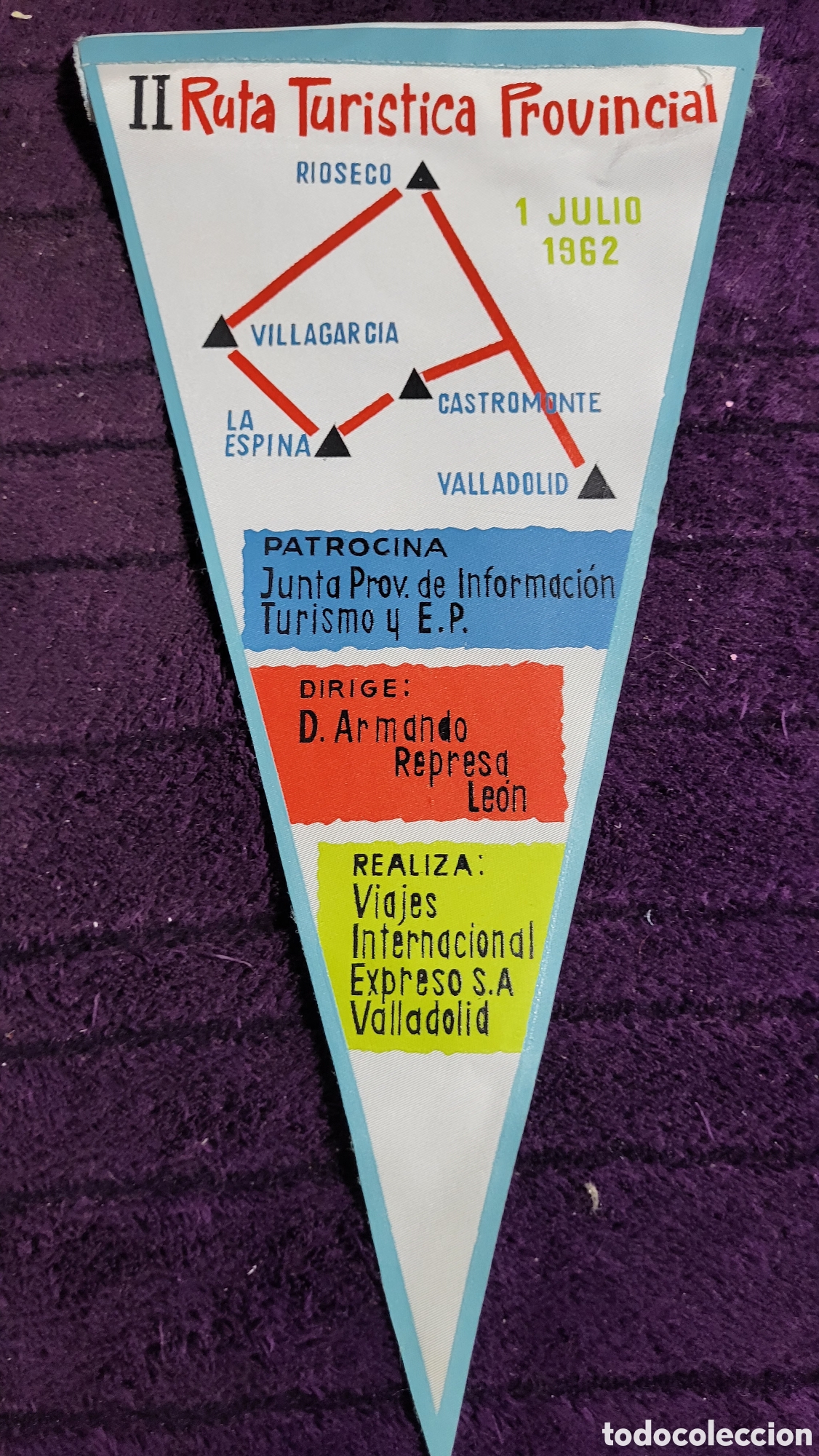 Collection pennants: Bander&iacute;n Ruta tur&iacute;stica Provincial