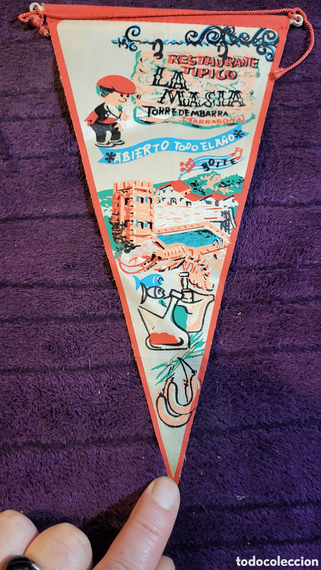 Collection pennants: Bander&iacute;n Restaurante t&iacute;pico La Masia