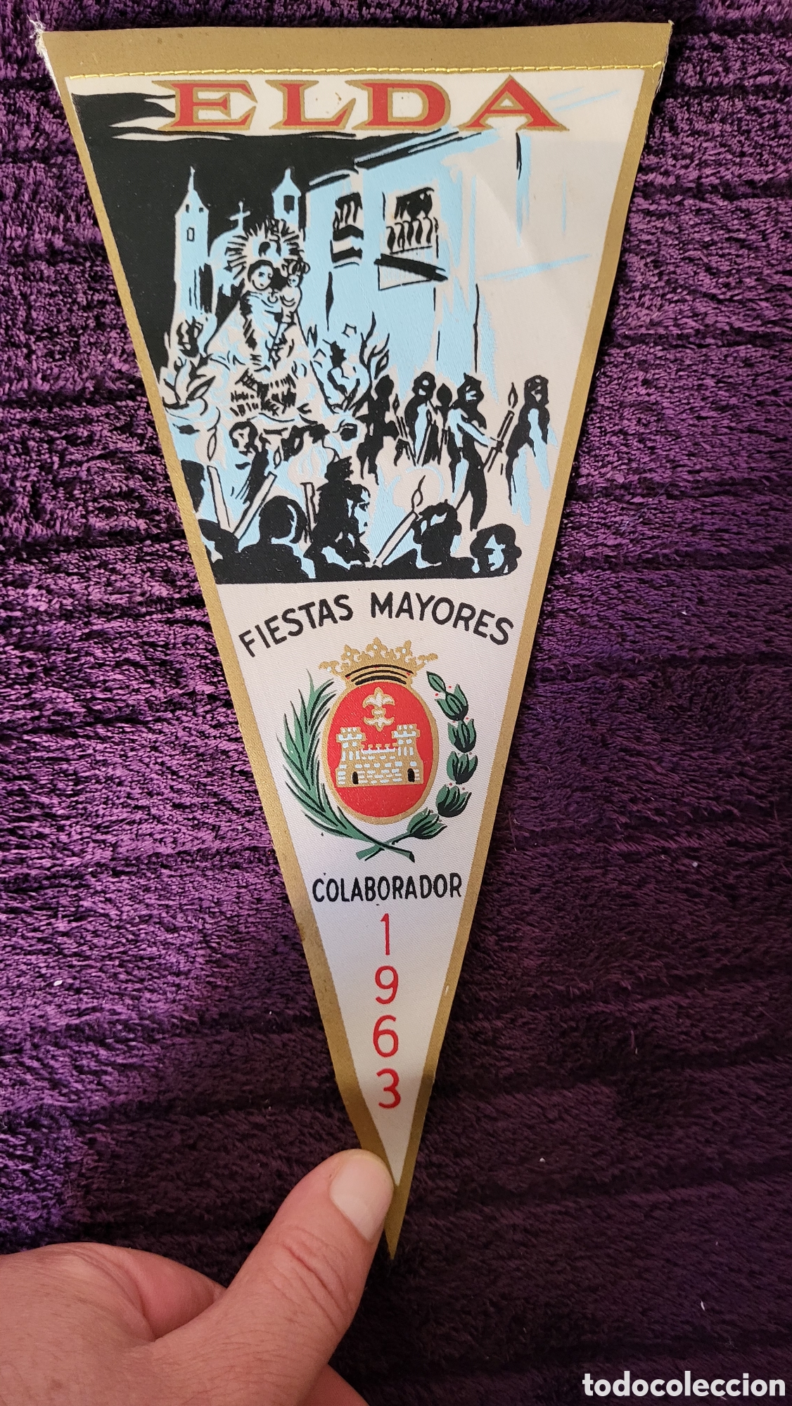 Banderines de colecci&oacute;n: Bander&iacute;n Elda - Foto 1