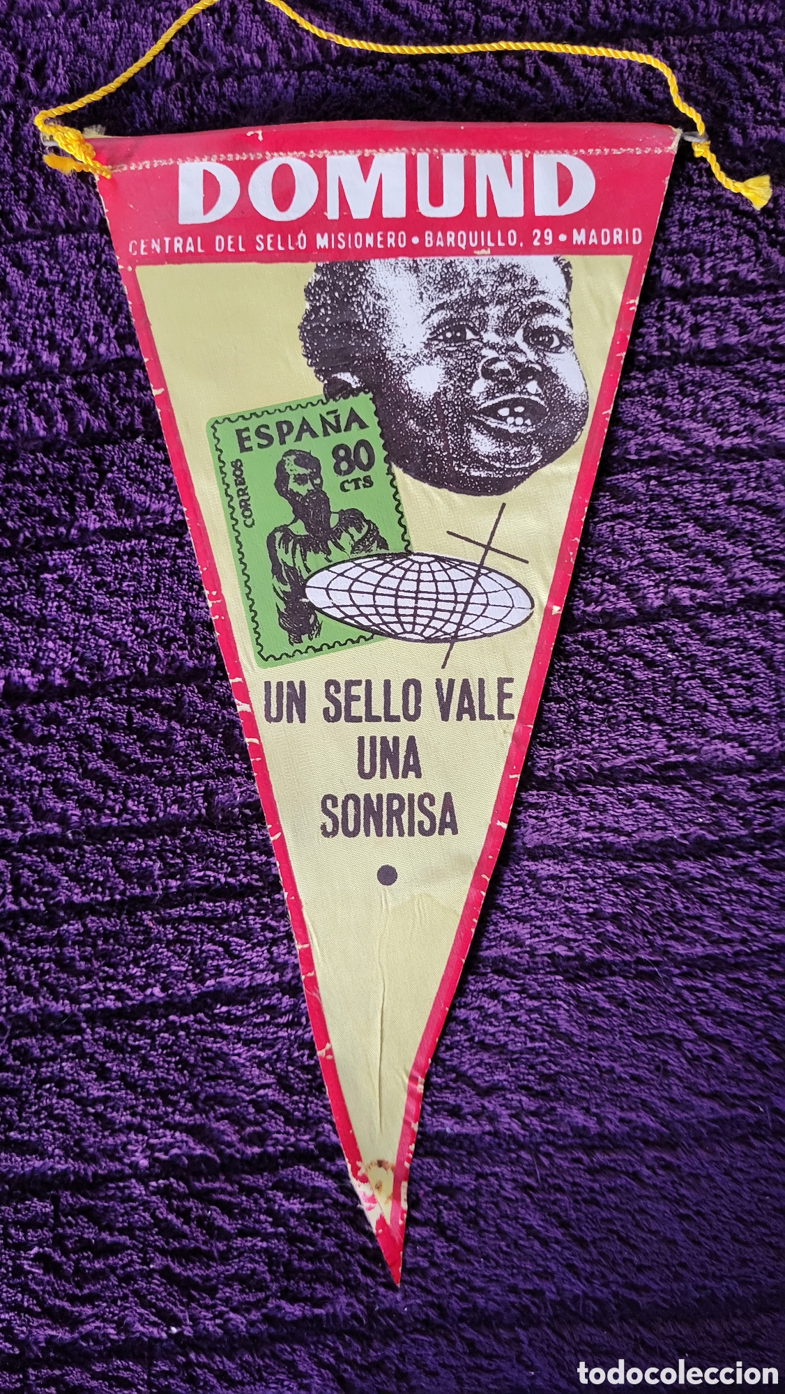 Banderines de colecci&oacute;n: Bander&iacute;n Domund - Foto 1