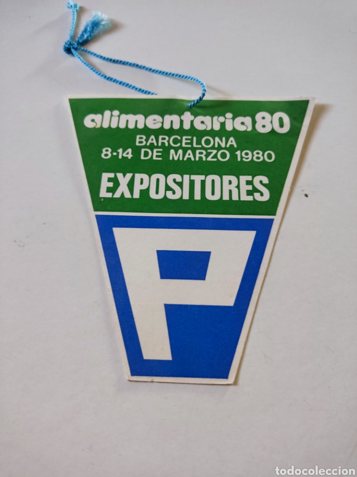 Fanions de collection: Bander&iacute;n alimentaria 80 Barcelona expositores