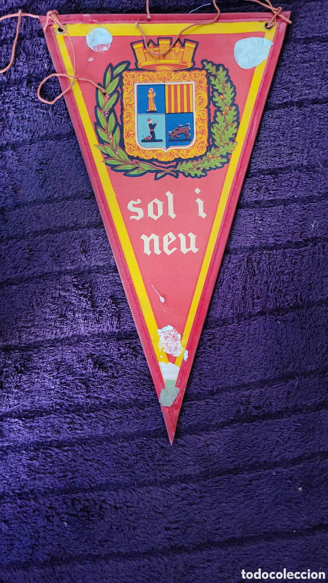 Banderines de colecci&oacute;n: Bander&iacute;n Font Romeu usado