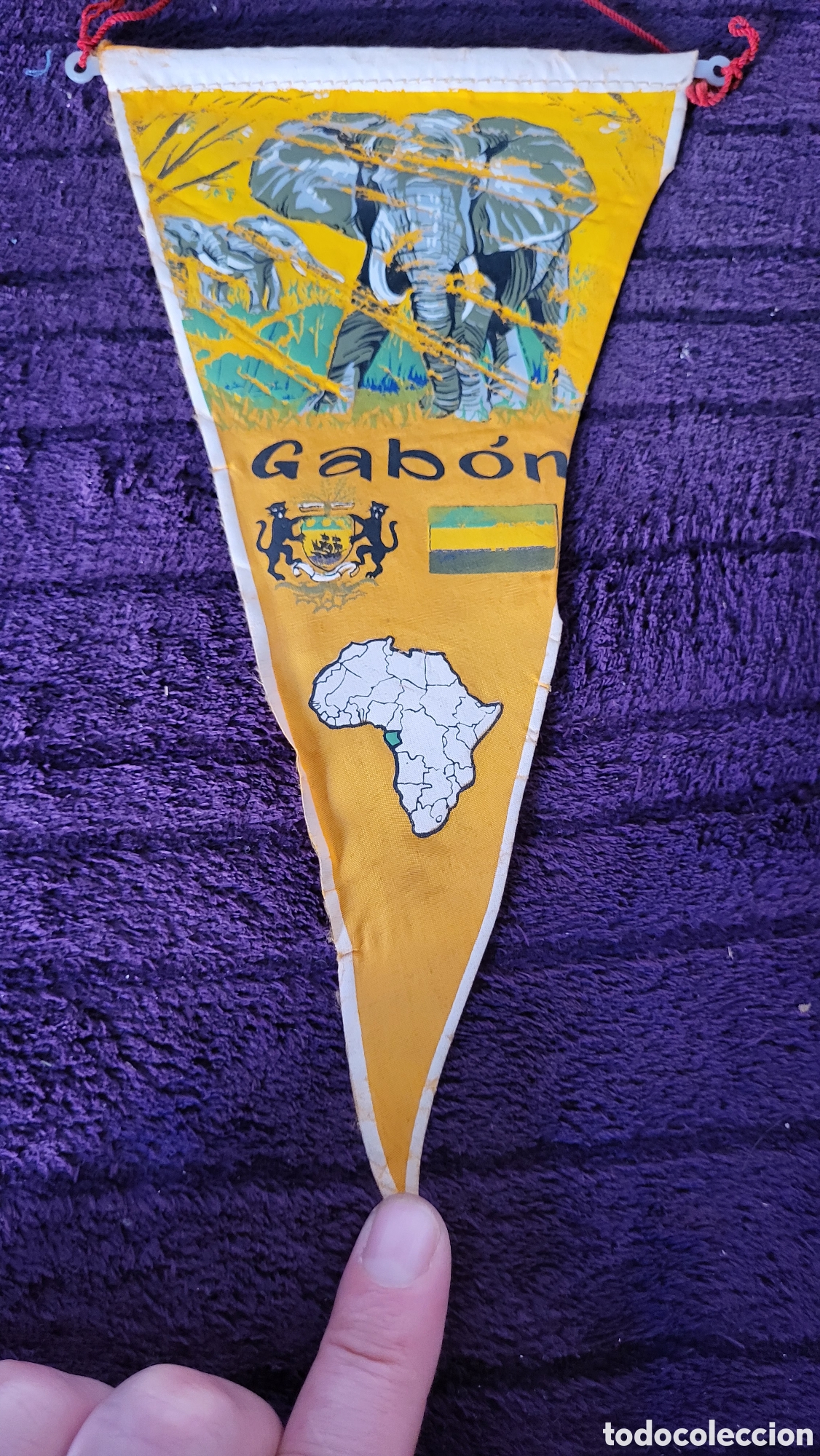 Banderines de colecci&oacute;n: Bander&iacute;n Gab&oacute;n - Foto 1