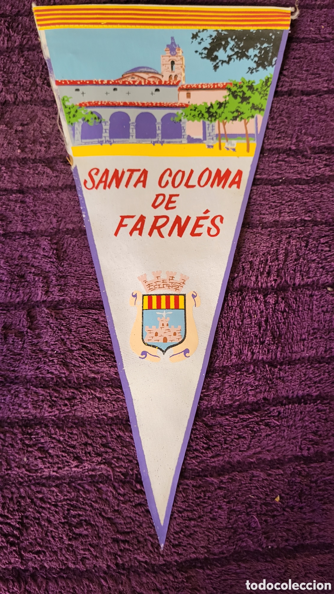 Sammlung von Wimpeln: Bander&iacute;n Santa Coloma de Farnes