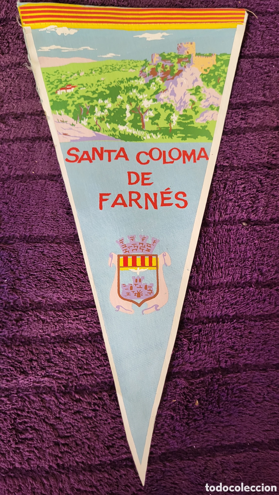 Sammlung von Wimpeln: Bander&iacute;n Santa Coloma de Farnes