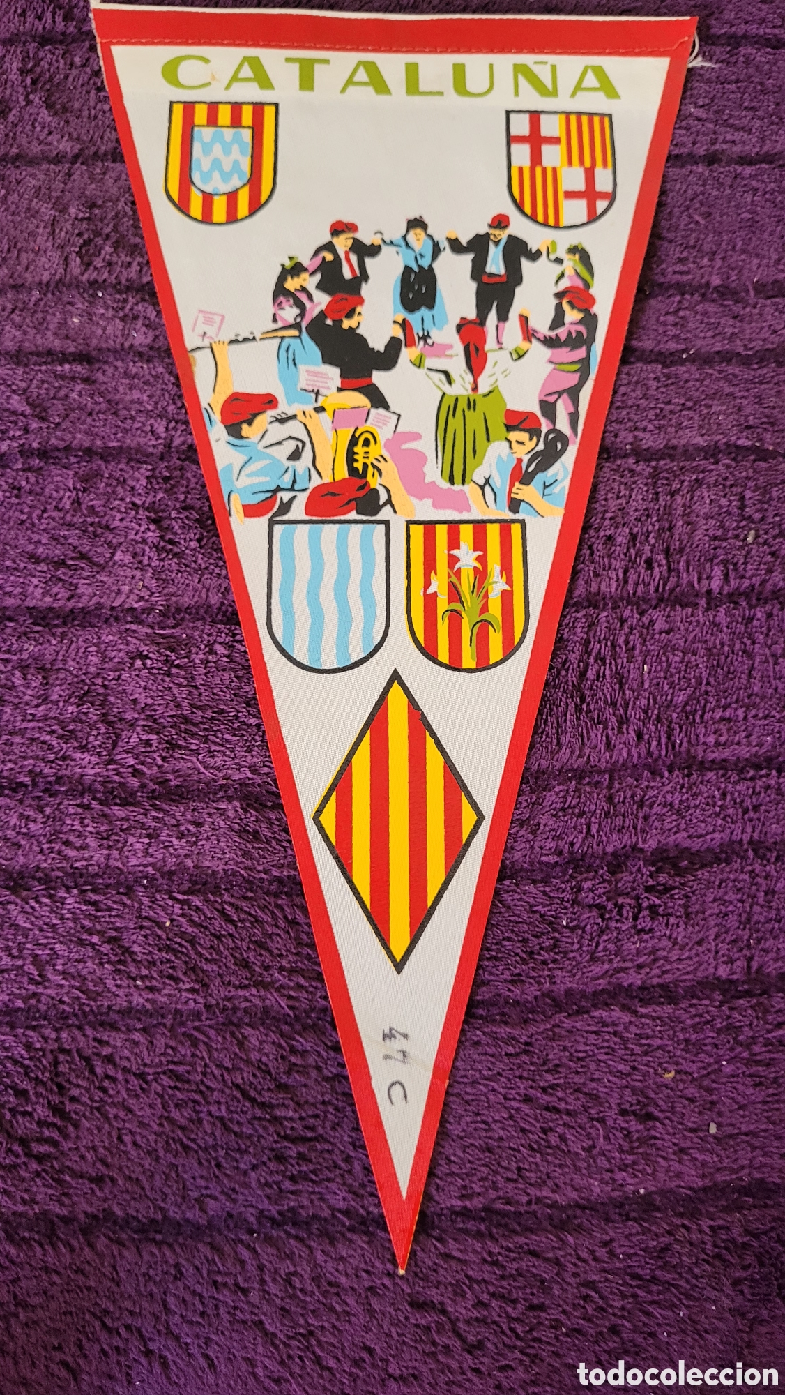 Banderines de colecci&oacute;n: Bander&iacute;n Catalu&ntilde;a - Foto 1
