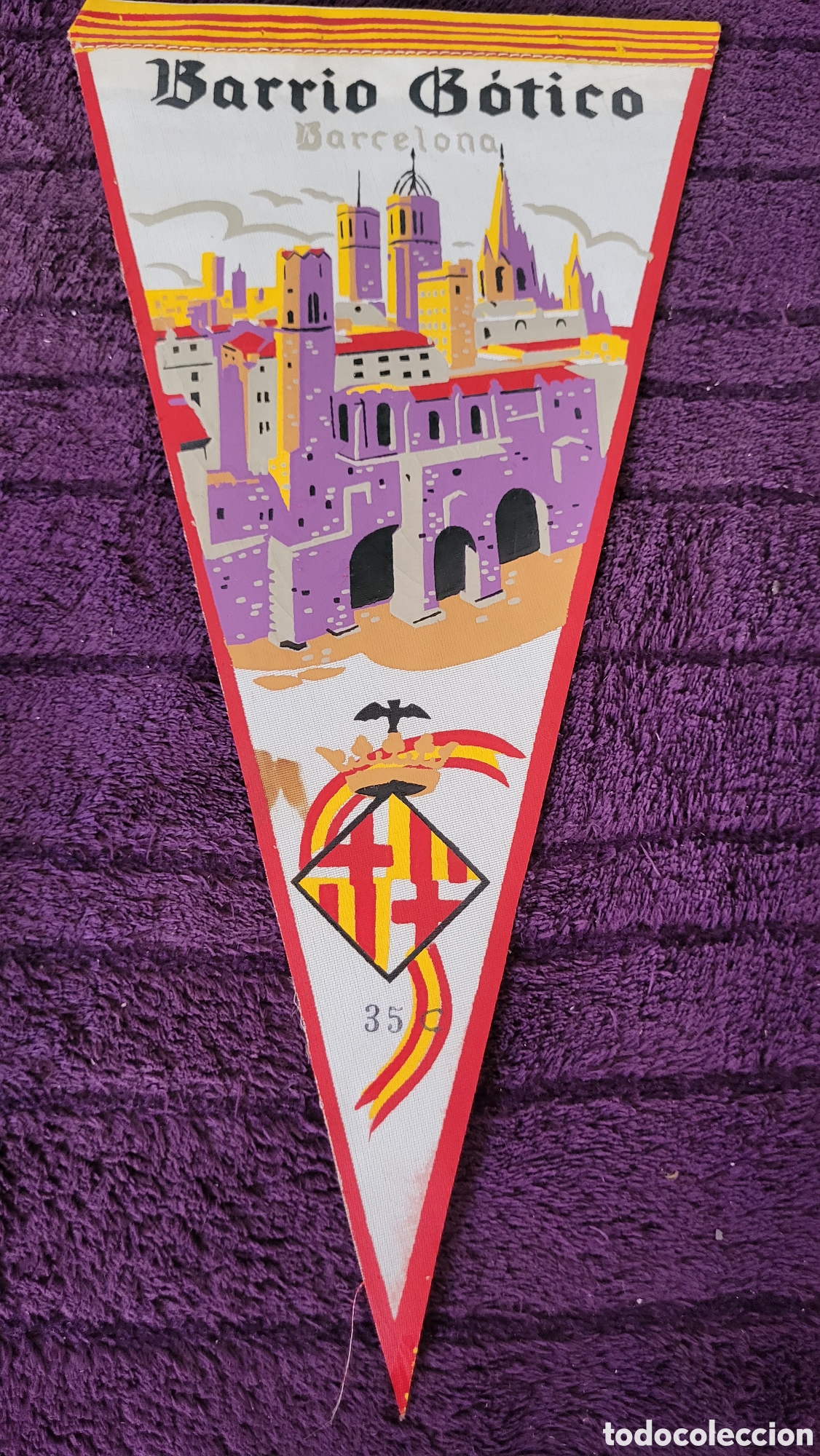 Collection pennants: Bander&iacute;n Bario Gotico Barcelona