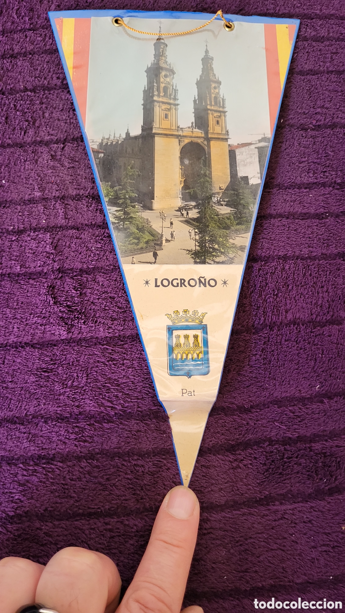 Banderines de colecci&oacute;n: Bander&iacute;n Logro&ntilde;o - Foto 1