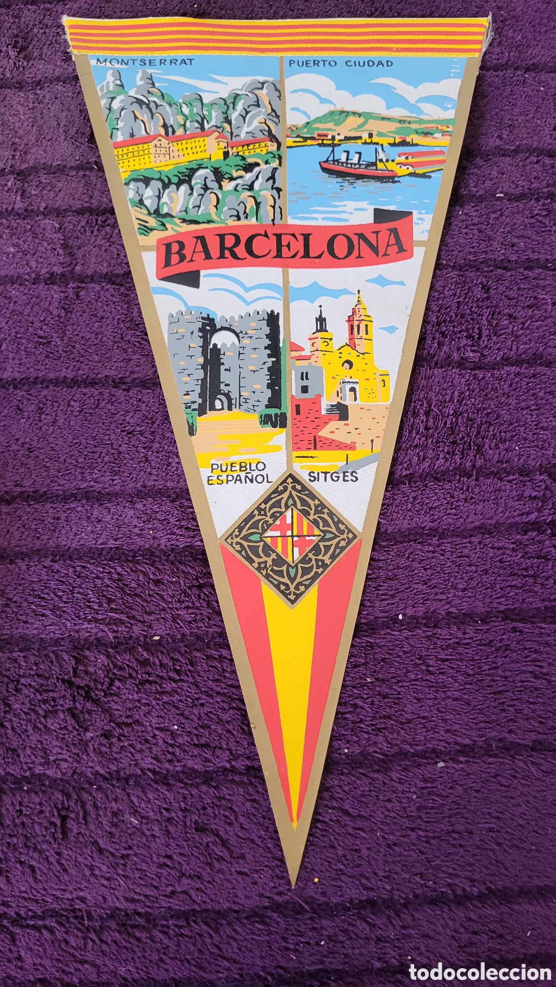 Sammlung von Wimpeln: Bander&iacute;n Barcelona