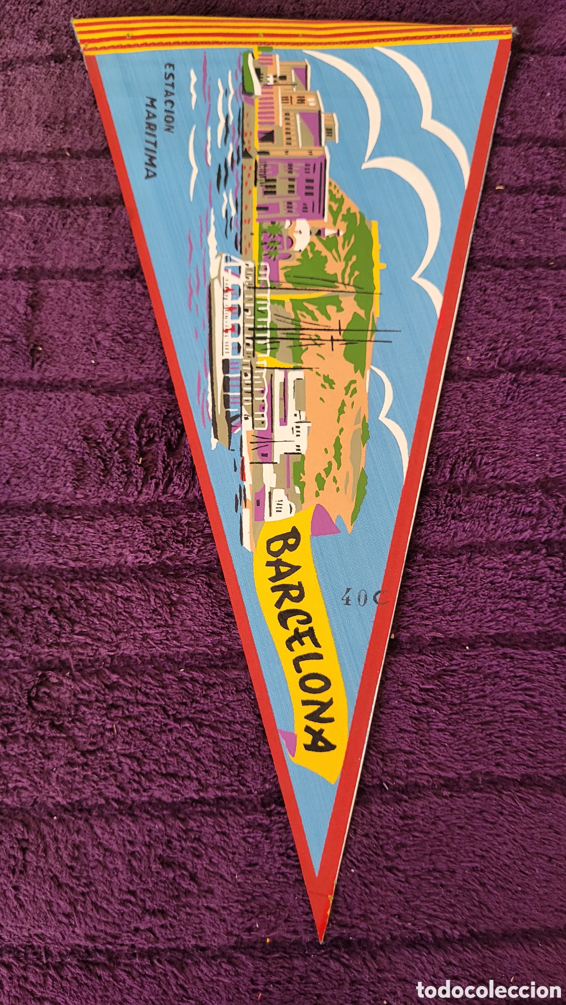 Sammlung von Wimpeln: Bander&iacute;n Barcelona