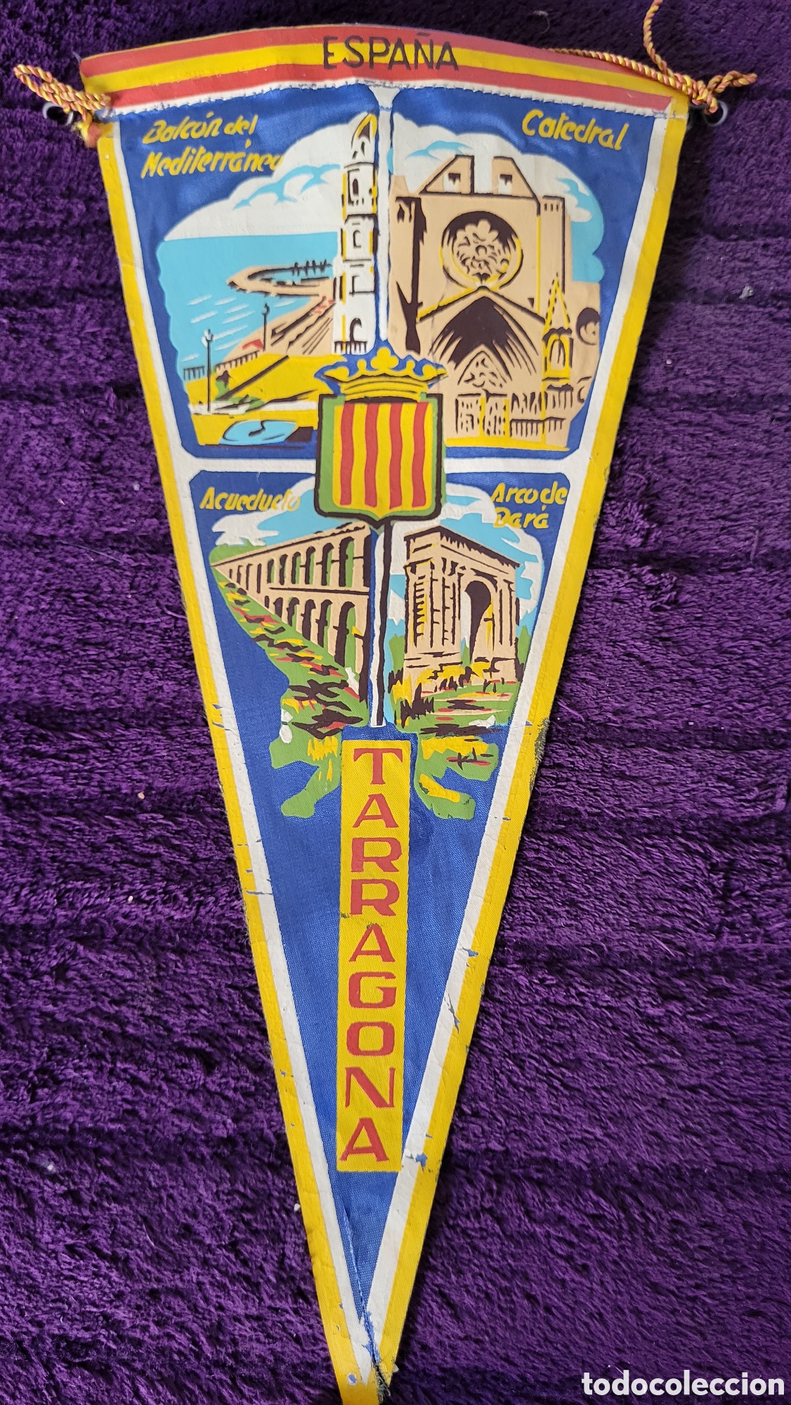 Galhardetes de cole&ccedil;&atilde;o: Bander&iacute;n Tarragona usado