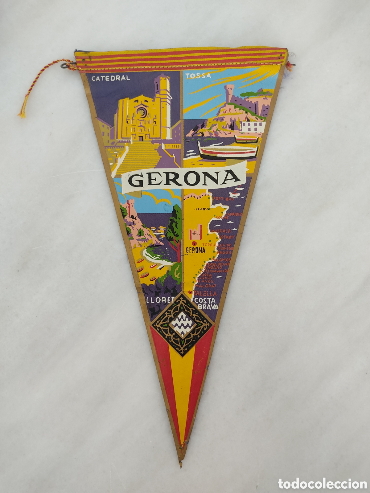 Banderines de colecci&oacute;n: antiguo bander&iacute;n Gerona