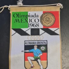 Banderines de colección: BANDERIN OLIMPIADA DE MEXICO 1968 - ALEMANIA ORIENTAL - DETERGENTE GIOR