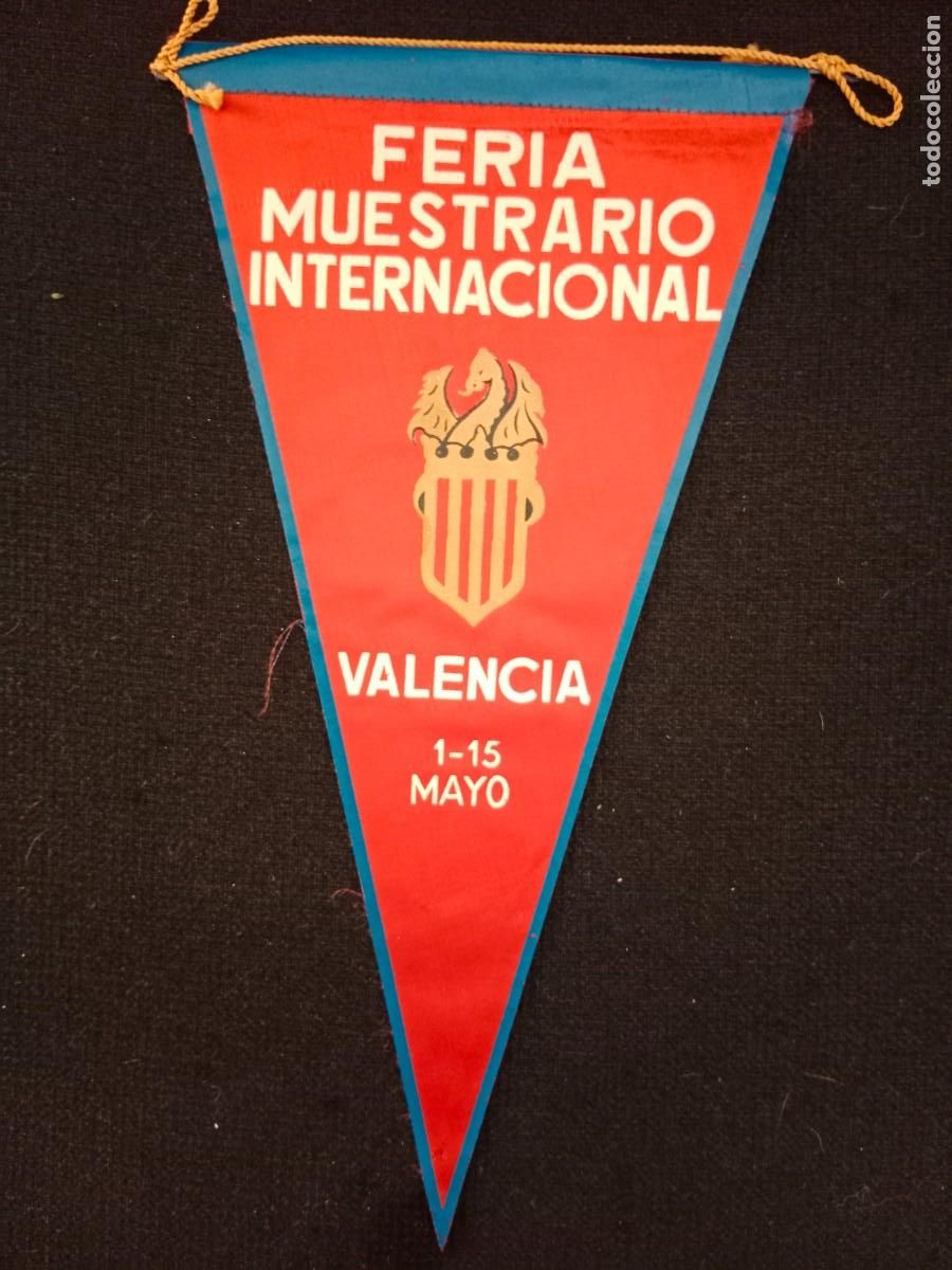 Bandierine di collezione: BANDERIN FERIA DE MUESTRAS / MUESTRARIO INTERNACIONAL DE VALENCIA - A&Ntilde;OS 60
