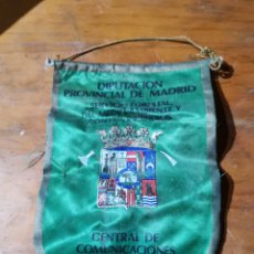 Banderines de colección: VIEJO BANDERIN, DIPUTACIÓN PROVINCIAL DE MADRID, SERVICIO FORESTAL, MEDIO AMBIENTE Y CONTRA INCENDIO