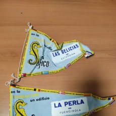 Banderines de colección: ANTIGUOS BANDERINES DE APARTAMENTOS SOFICO COSTA DEL SOL LA PERLA FUENGIROLA Y LAS DELICIAS ESTEPONA