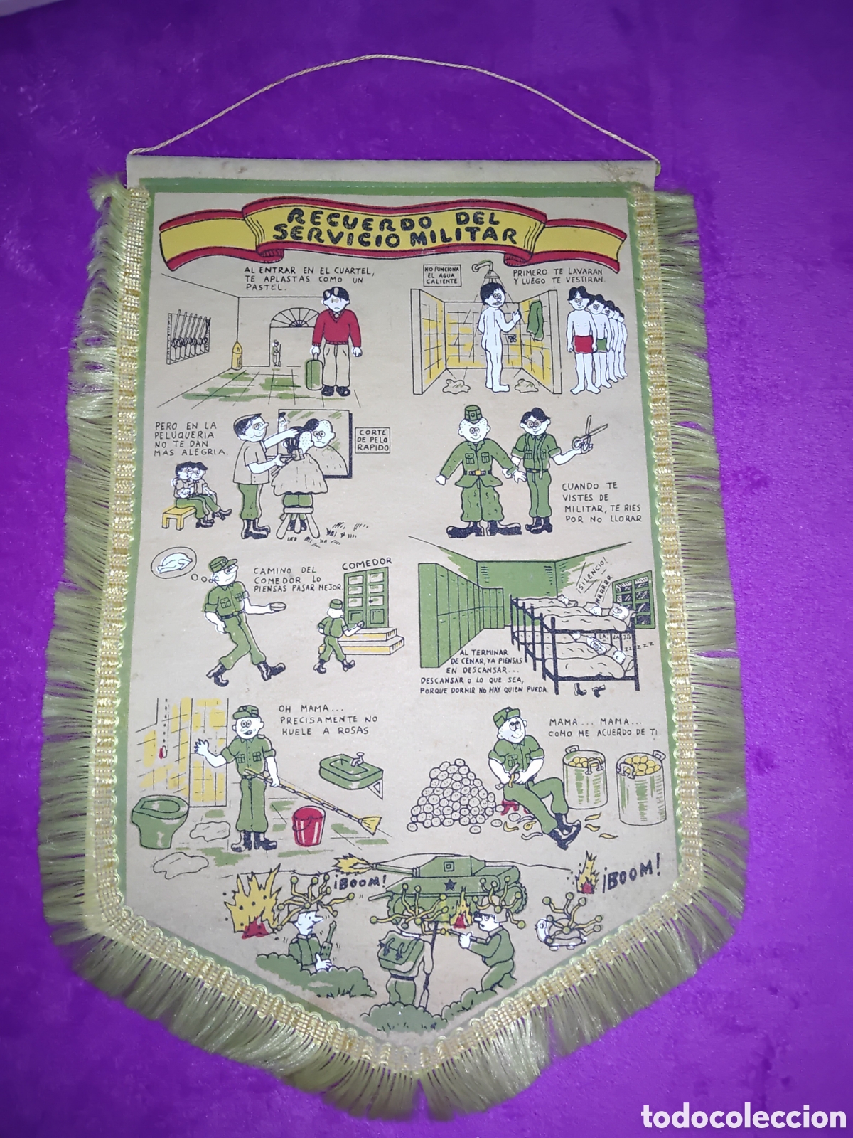 Banderines de colecci&oacute;n: BANDERIN, RECUERDO DEL SERVICIO MILITAR. HISTORIAS DE LA MILI A&Ntilde;OS 60