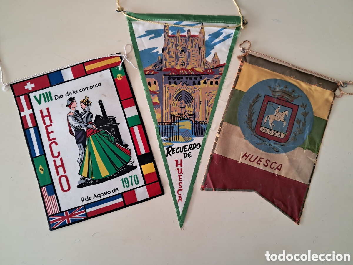 Banderines de colecci&oacute;n: Banderines Huesca - Foto 1