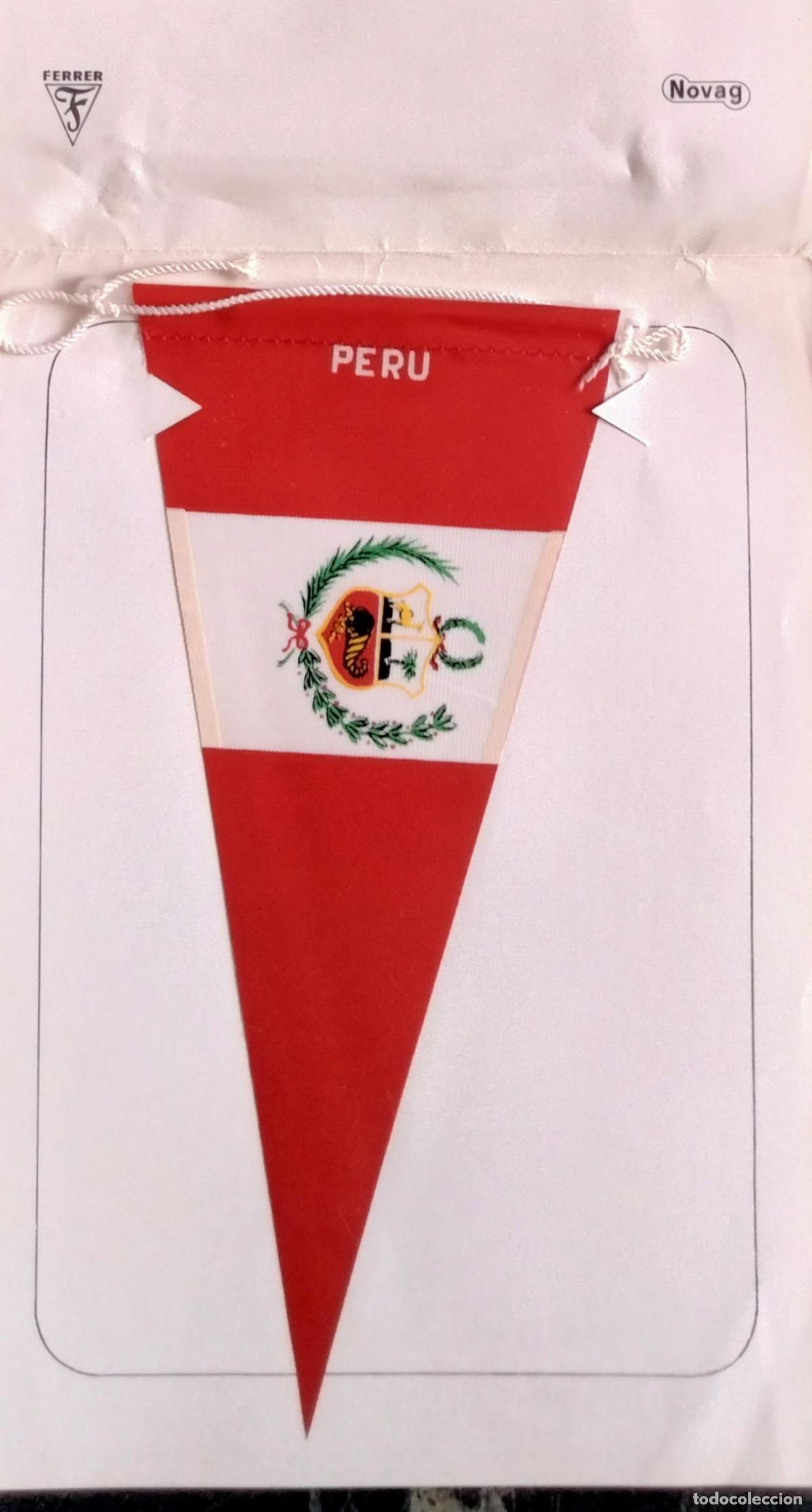 Banderines de colecci&oacute;n: Bander&iacute;n de Per&uacute;. Laboratorios Ferrer - Foto 1