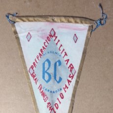Banderines de colección: BANDERÍN ACADEMIA BC - ZARAGOZA - GRAL FRANCO 4244