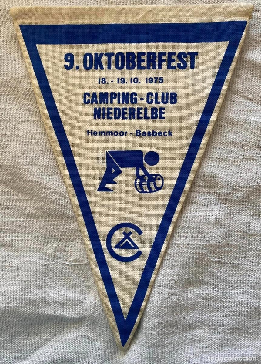 Sammlung von Wimpeln: Wimpel Camping - Club - Niederelbe 1975 Hemmoor - Basbeck Oktoberfest