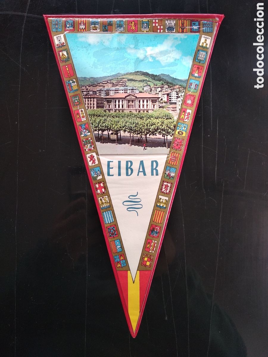 Banderines de colecci&oacute;n: Bander&iacute;n de Eibar , Euskadi , Pa&iacute;s Vasco - Foto 1