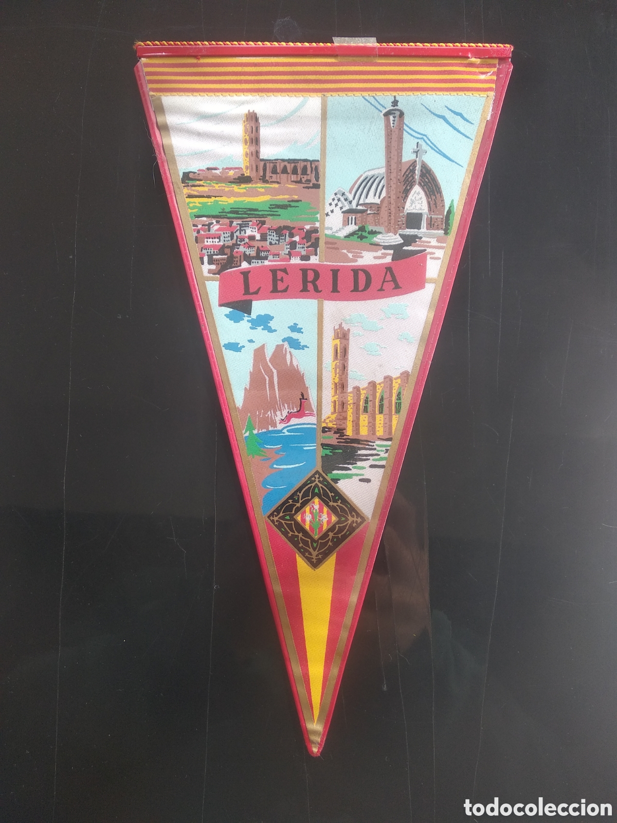 Banderines de colecci&oacute;n: Bander&iacute;n de L&eacute;rida , Catalu&ntilde;a - Foto 1