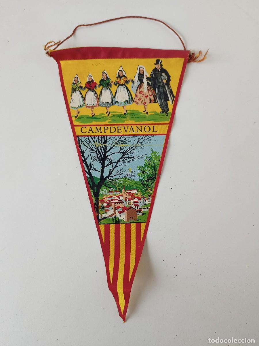 Banderines de colecci&oacute;n: Antiguo banderin de Campdevanol - Foto 1