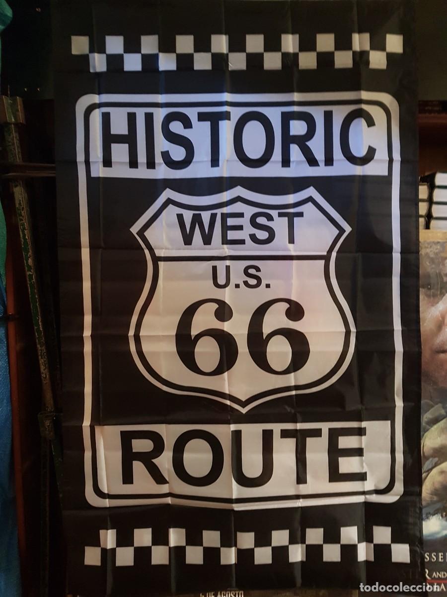 Collection pennants: BANDERA HISTORIC WEST U.S. 66 ROUTE 90CMX152CM