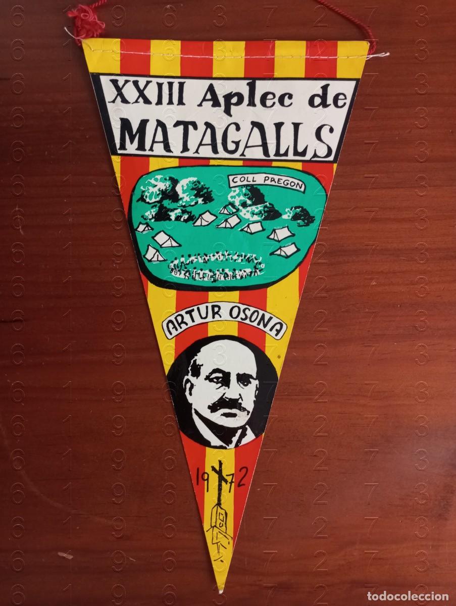 Sammlung von Wimpeln: ARTUR OSONA BANDERIN XXIII APLEC MATAGALLS 1972 B12