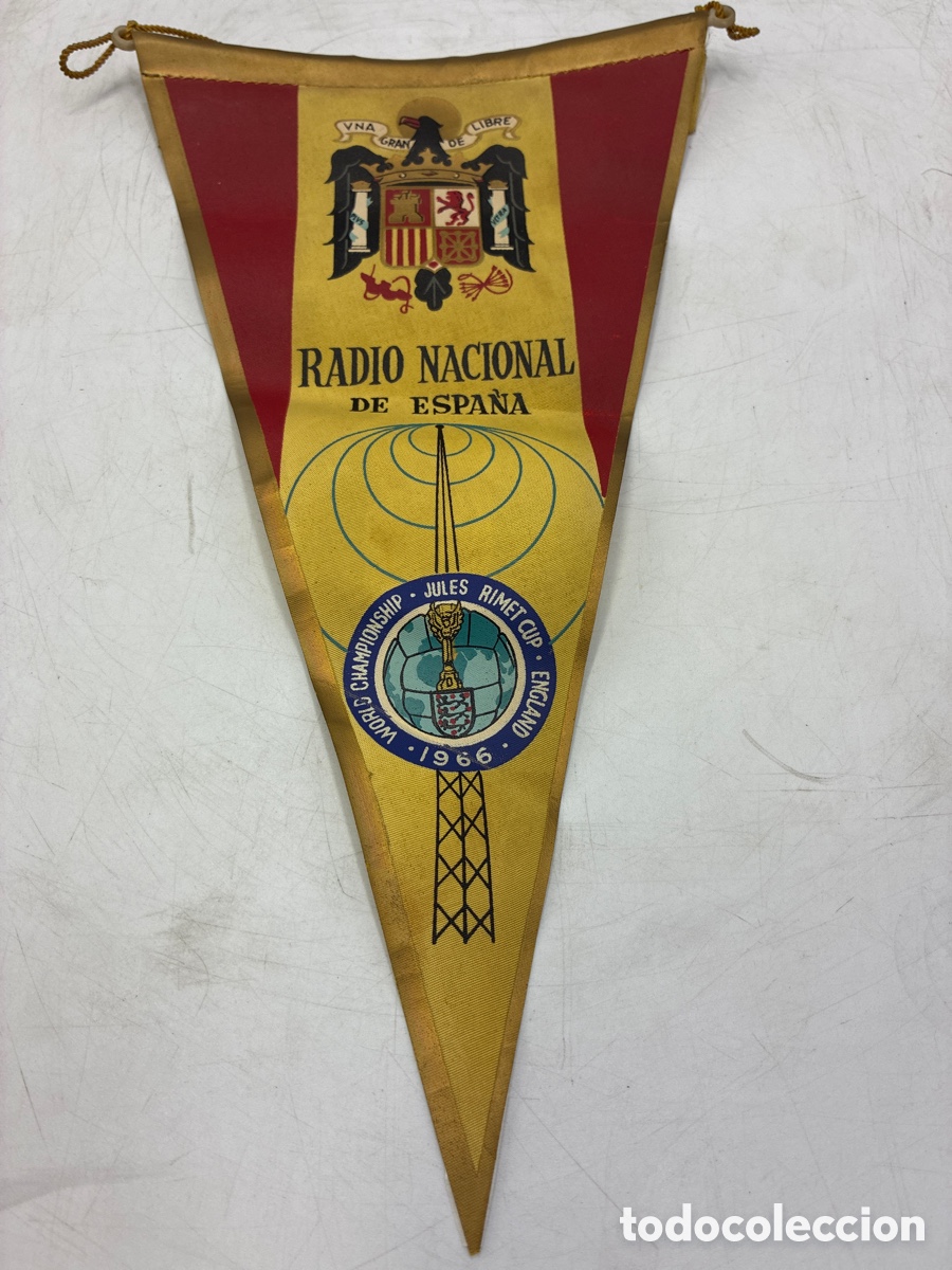 Banderines de colecci&oacute;n: Bander&iacute;n Radio Nacional World Championship 1966 England