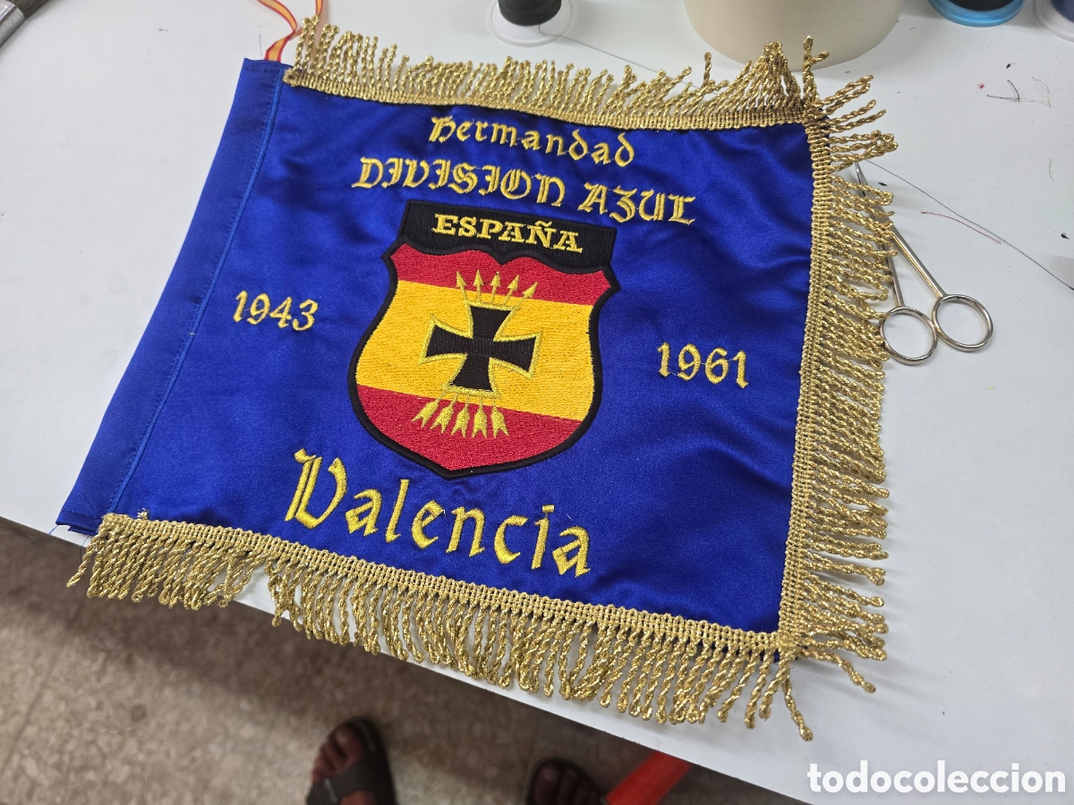 Banderines de colecci&oacute;n: Banderin Divisi&oacute;n Azul Valencia