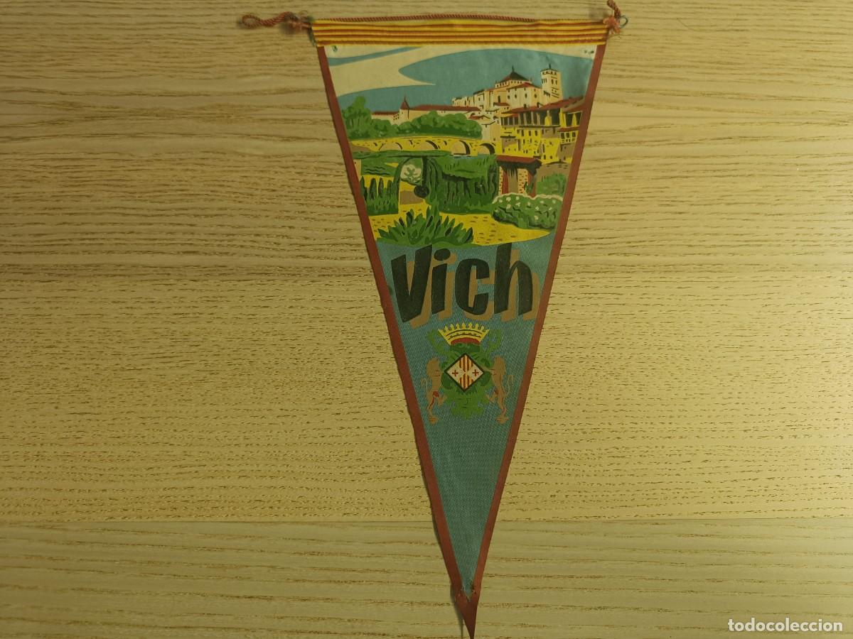 Banderines de colecci&oacute;n: Bander&iacute;n antiguo de Vich - Foto 1
