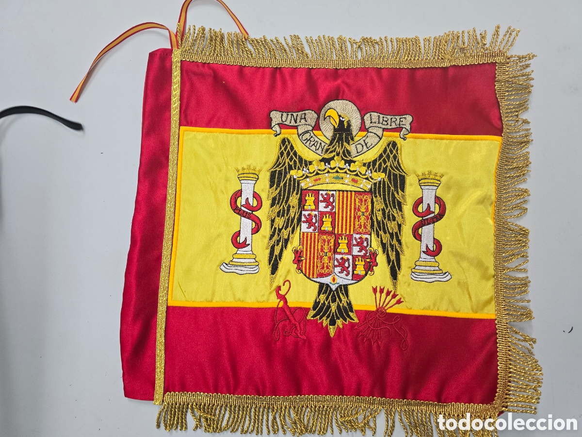 Banderines de colecci&oacute;n: Banderin militar anverso Esteban Infantes Divisi&oacute;n Azul