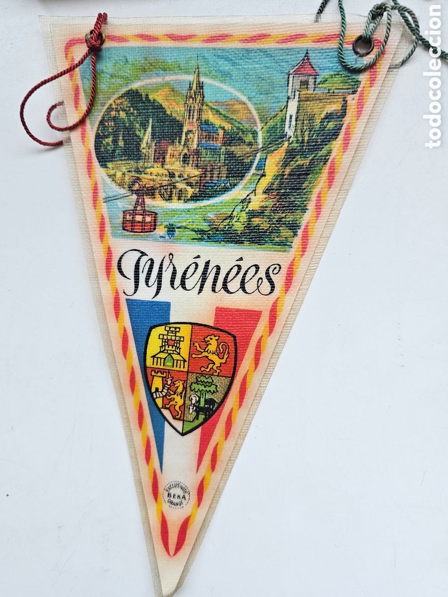 Sammlung von Wimpeln: Bander&iacute;n de los Pirineos Pyren&eacute;es, Francia France 1950s 1970s