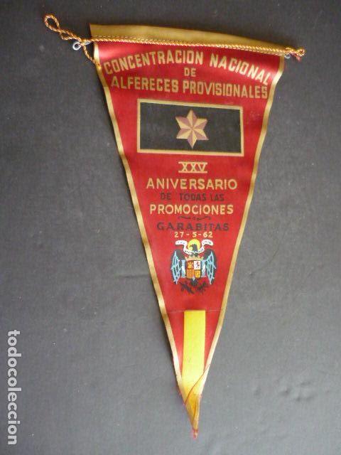 Fanions de collection: BANDERIN CERRO GARABITAS CONCENTRACION DE ALFERECES PROVISIONALES 1962