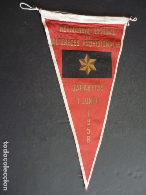 Banderines de colecci&oacute;n: BANDERIN CERRO GARABITAS CONCENTRACION DE ALFERECES PROVISIONALES 1958