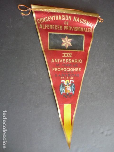 Banderines de colecci&oacute;n: BANDERIN CERRO GARABITAS CONCENTRACION DE ALFERECES PROVISIONALES 1962