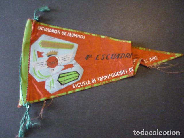 Banderines de colecci&oacute;n: BANDERIN ESCUELA DE TRASMISIONES DEL EJERCITO DEL AIRE 4&ordm; ESCUADRON ALUMNOS