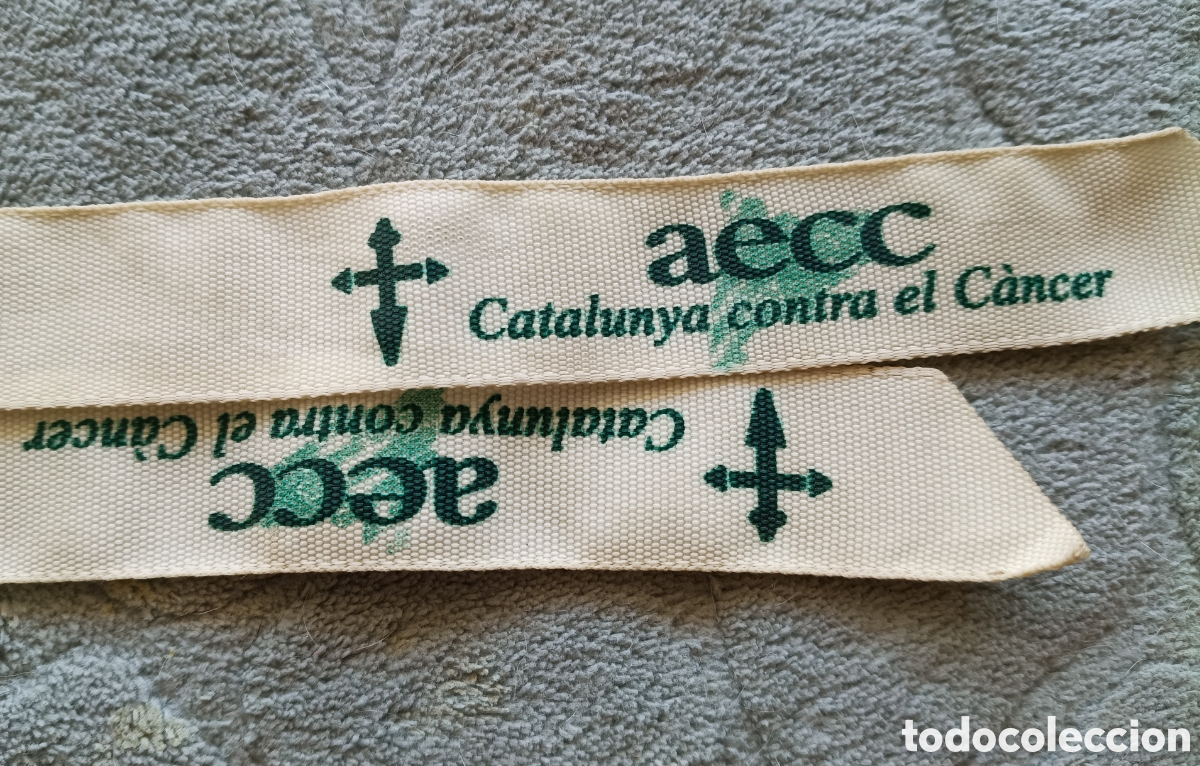 Banderines de colecci&oacute;n: *️⃣CINTA CATALUNYA CONTRA EL C&Agrave;NCER -AECC-