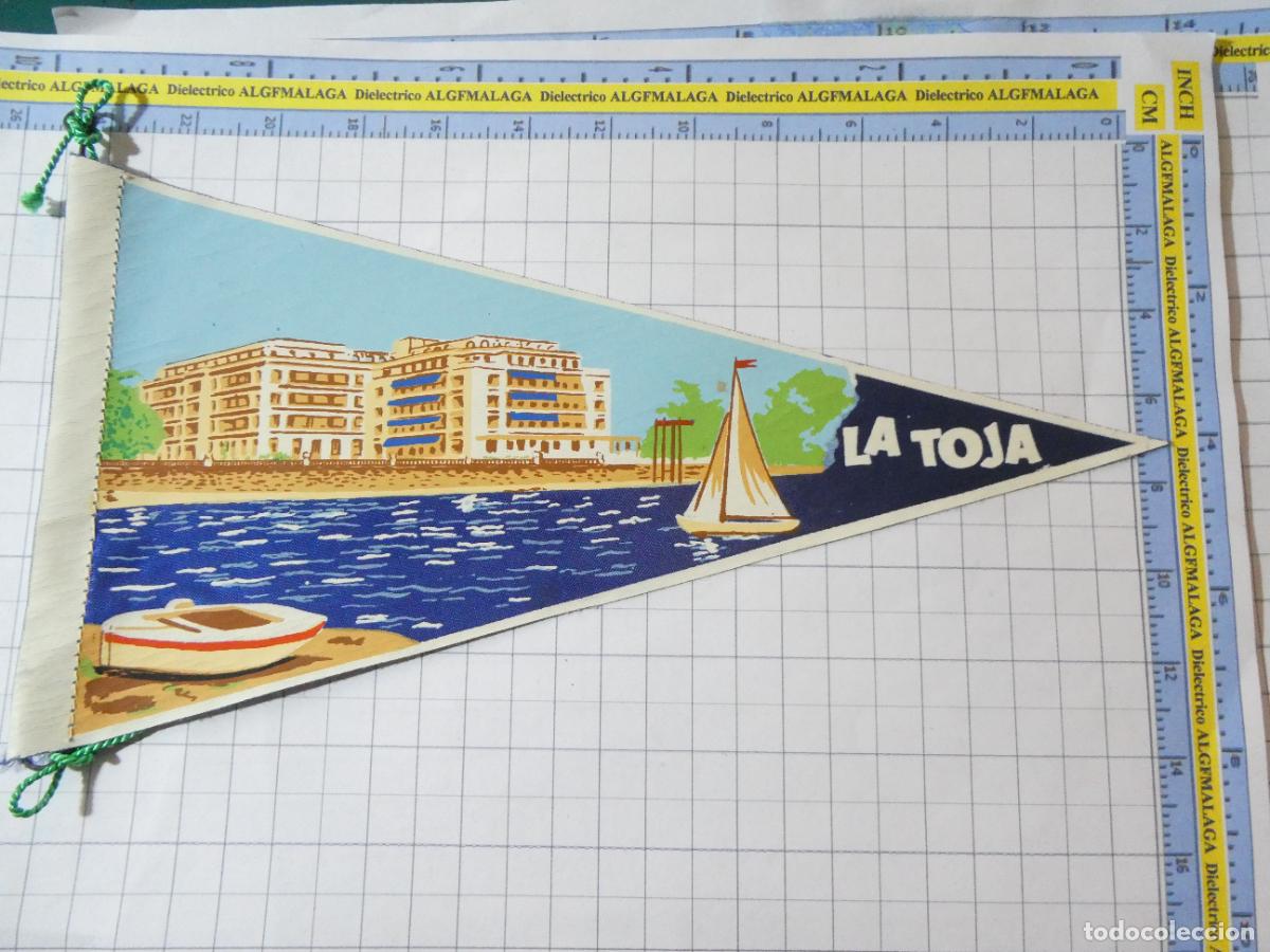 Banderines de colecci&oacute;n: BANDER&Iacute;N RECUERDO SOUVENIR TURISMO. PONTEVEDRA ISLA DE LA TOJA. 246