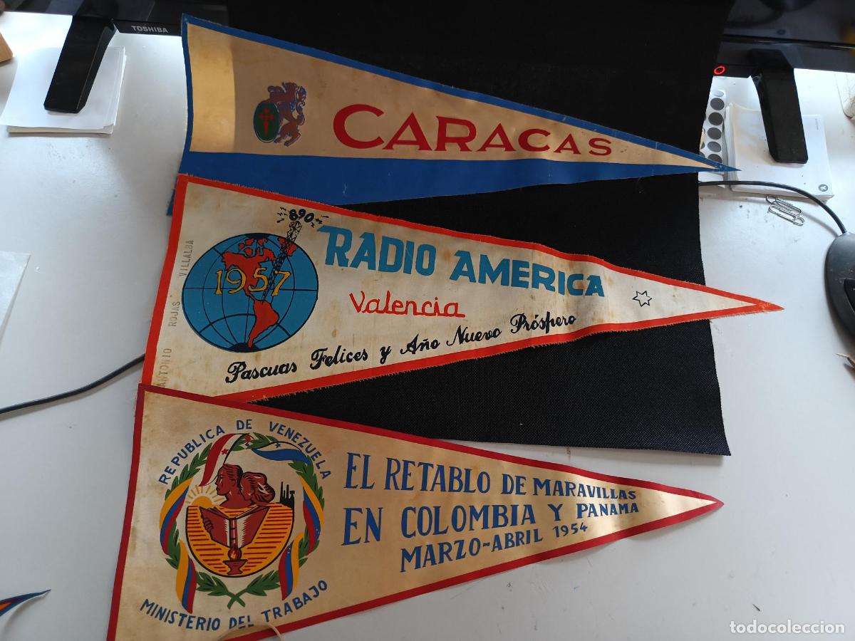 Banderines de colecci&oacute;n: Banderines gran tama&ntilde;o Caracas Venezuela Valencia
