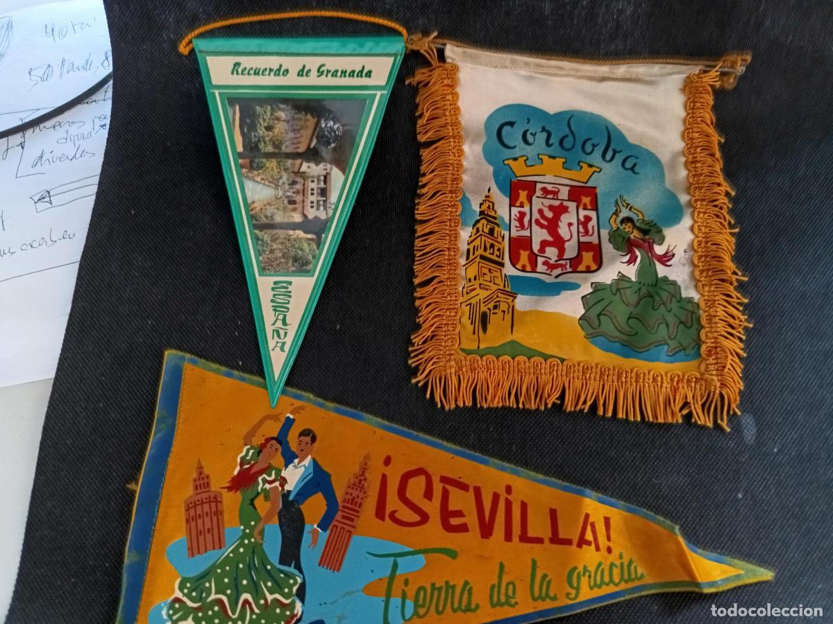Banderines de colecci&oacute;n: Banderines andal&ntilde;ucia Sevilla Granada Cordoba