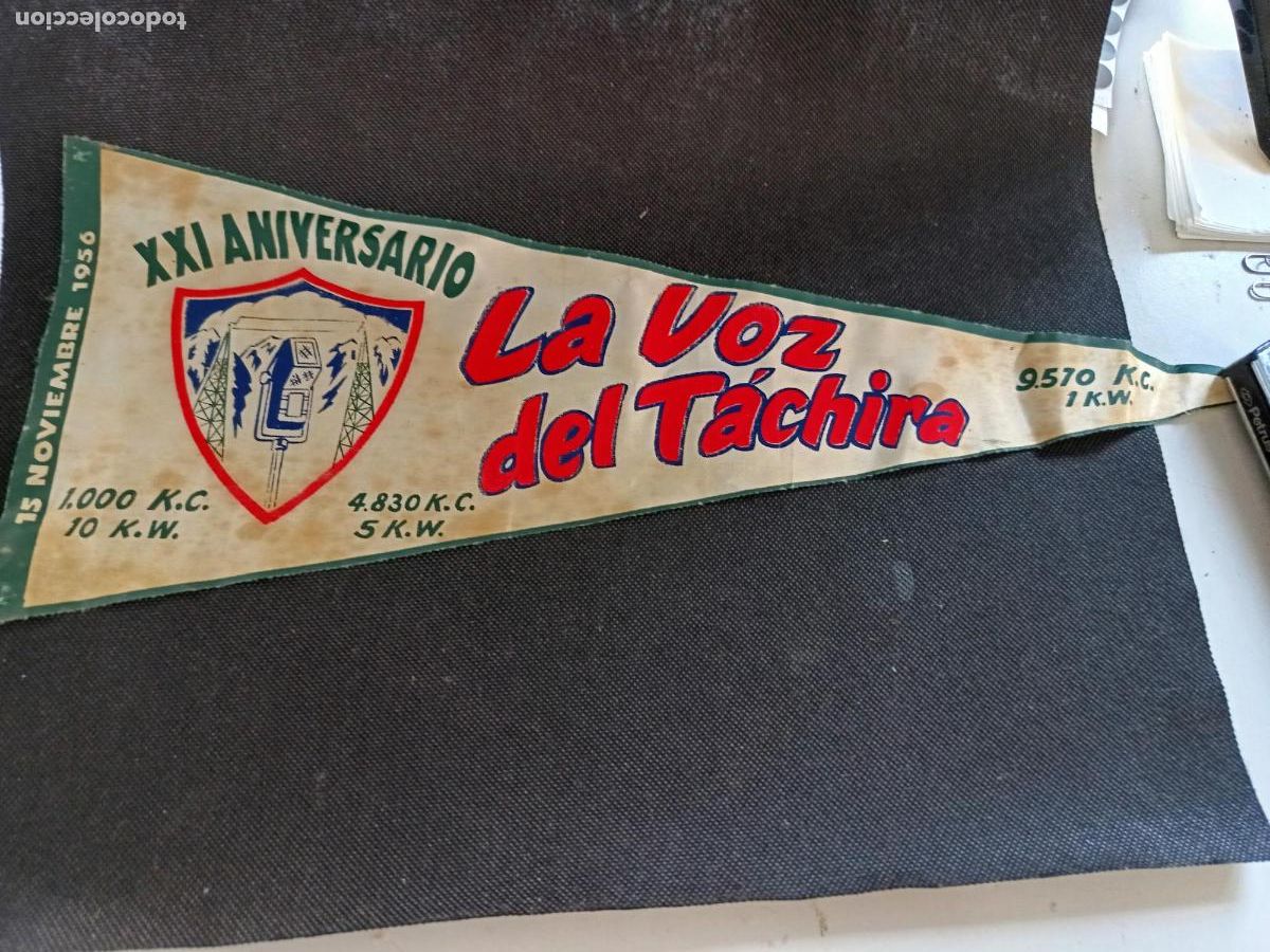 Banderines de colecci&oacute;n: Banderin la voz del tachira