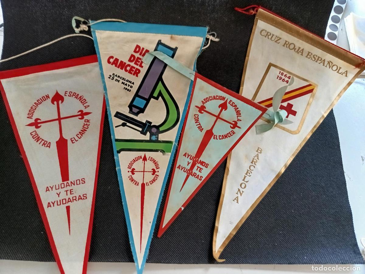 Fanions de collection: Banderines Cancer y Cruz Roja