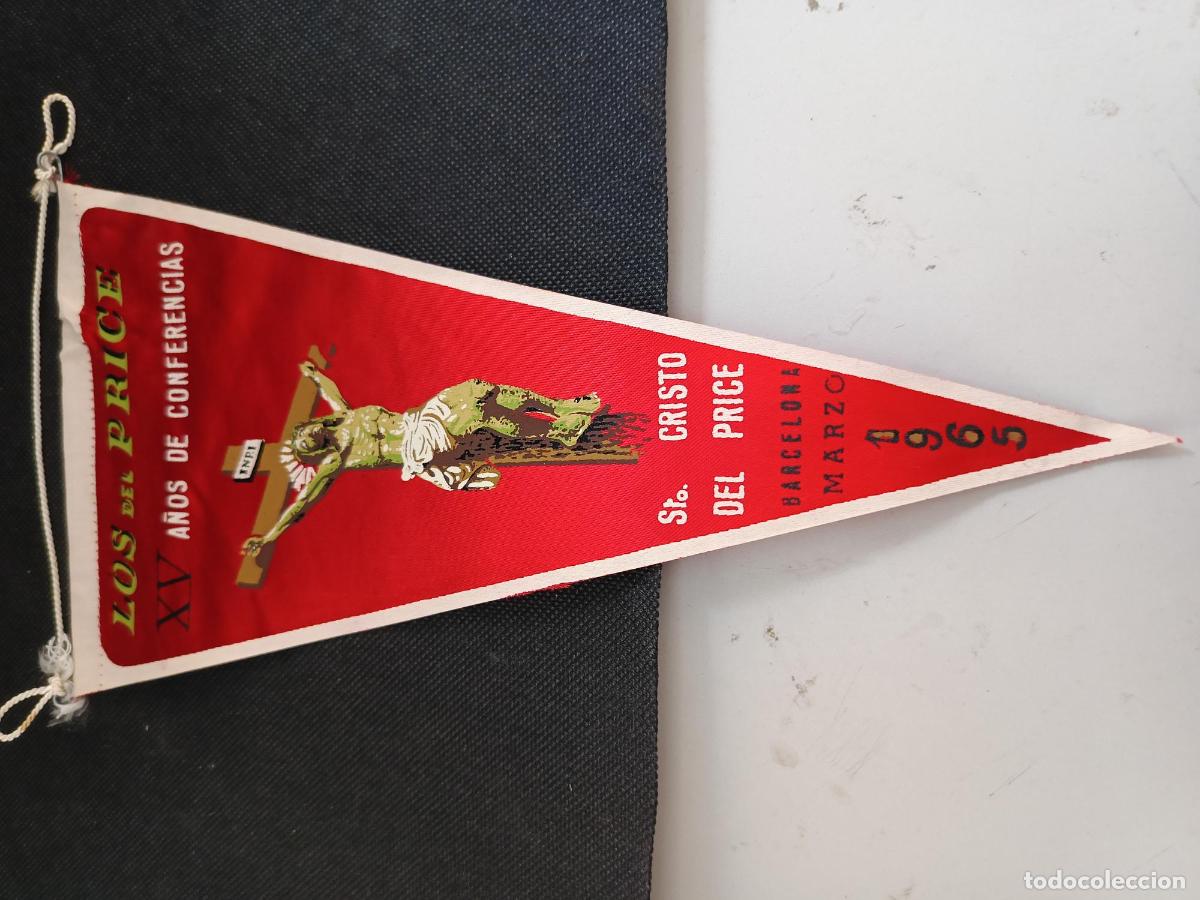 Banderines de colecci&oacute;n: Banderin Sto Cristo del Price Barcelona 1965