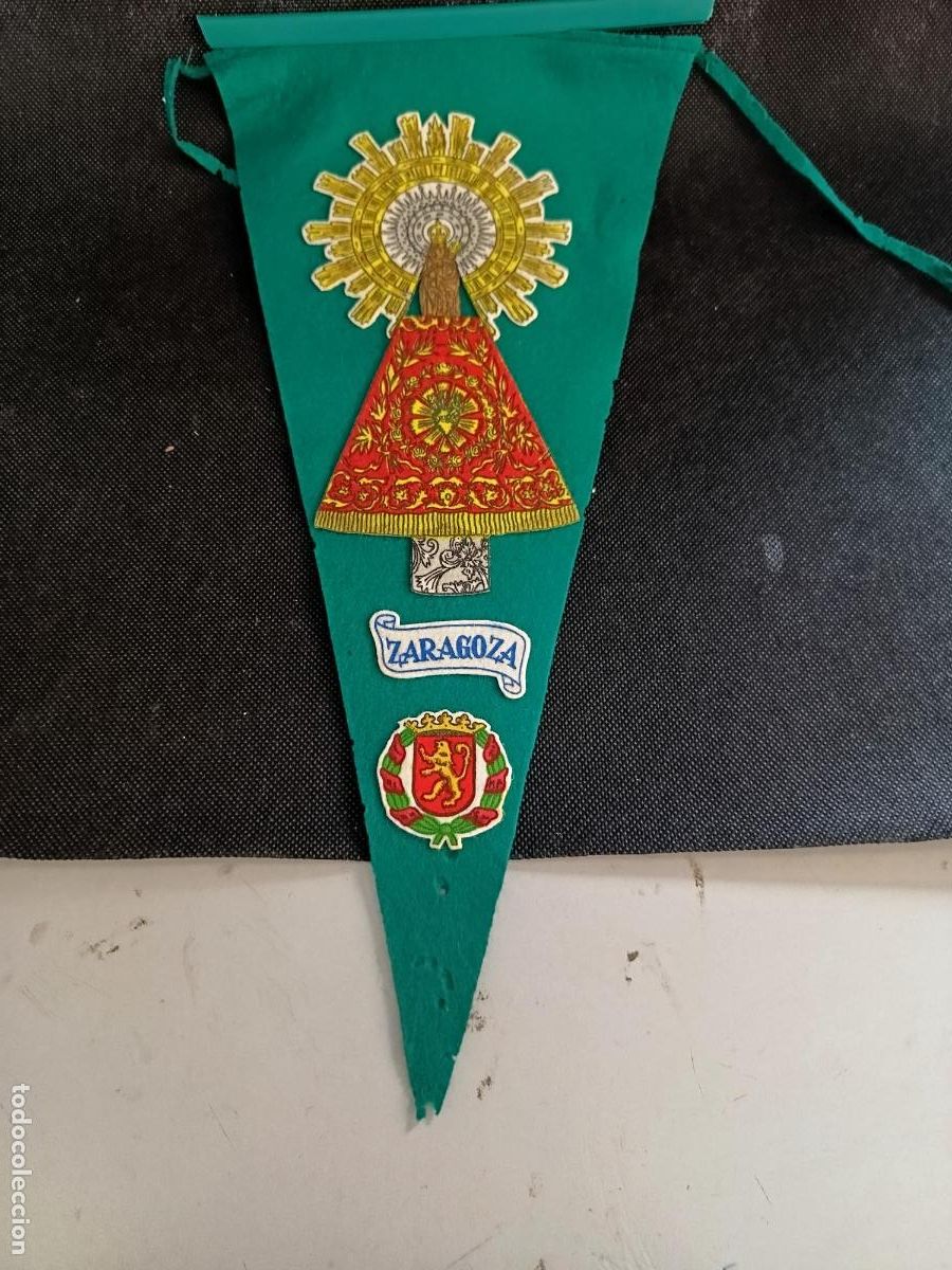 Banderines de colecci&oacute;n: Banderin de fieltro Pilarica Zaragoza