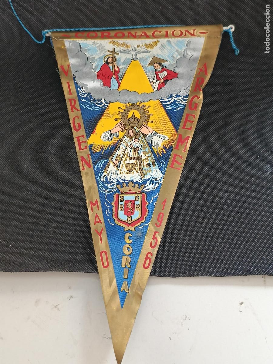 Banderines de colecci&oacute;n: Banderin Vigen Coria 1956
